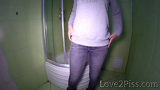 Smoking and peeing in the shower