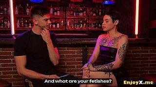 Saba Shy But Enjoys BDSM Three Way With Strangers - XXX! - Tommy Cabrio