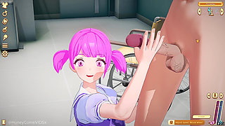 HoneyCome - Face fucking this sweet innocent girl in a hospital