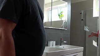 Curvy Grandma Gives Oral And Gets On POV Threesome