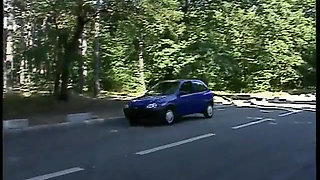 Blonde MILF in Forest Seduces Businessman...fuck Me Hard!