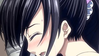 Busty Anime Maid with Big Cock Action