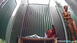 Czech Pool 1: Yummy Shaved Pussy