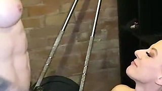 Lesbian Trainer Seduced Firegirl in the Gym
