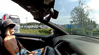 Titty Tuesday Blindfold Truck Stop Fun