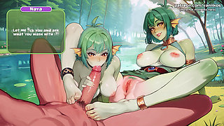Big Ass 18yo Monster Girls Get Huge Anal Gapes After Some Ass Fucking Threesome With Creampie - Harem vs Zombies (Steam Game)