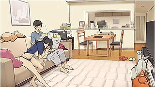 Car Toon In Older Girlfriend Cant Keep Her Hands Off Him (artist: Wakamatsu)