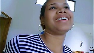 Ebony cutie hot porn video