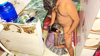 Wife's Friend Hardcore Sex in Kitchen Non-stop Nude Passion Hindi Video