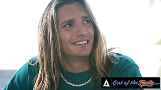 Out Of The Family featuring Little Puck's cumshot sex