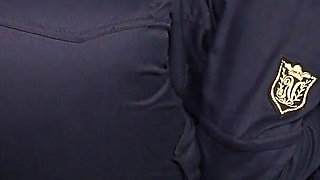 Latina Busty Cop Fucks Two Detainees and Her Partner - Celeste Alba