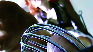 Cum Inside Cage on Valentine's Day