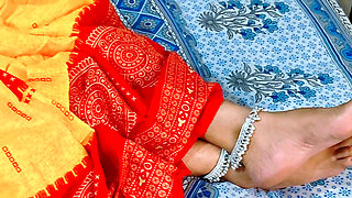 Newly Married Village Wife Virgin Pussy First Time Fucking Hard in Saree