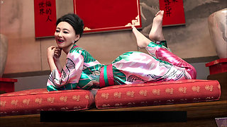 Two Chinese Shemale Milfs Doing Nude Modeling Photoshoot