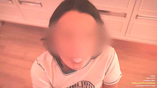 Late Night Blowjob After Party came on Tongue