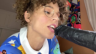 Ms. Jizzle Makes Her Sweet Cuck Stepson Watch Her Take Multiple Cocks JOI!