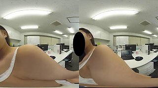 Teasing at the office: Blowjob, Bongacams  Japanese VR Porn