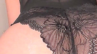 Bedtime Farts in Black Lingerie