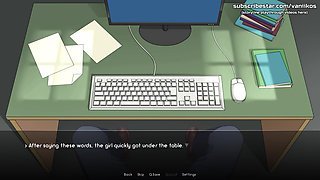 Naruto: Kunoichi Trainer - Hot Blonde Secretary Babe with a Big Perfect Ass and Anal Sex with Creampie at Office